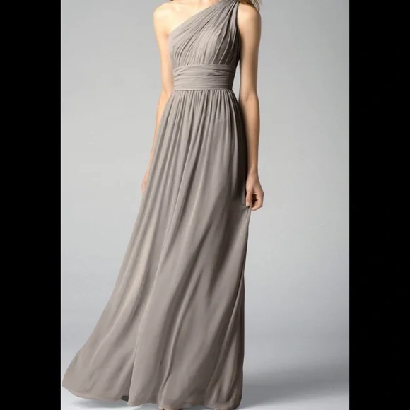 Elegant Gray Women's Dress - Picture 3 of 3